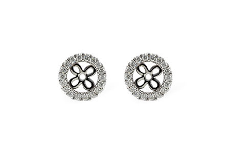 A241-95379: EARRING JACKETS .24 TW (FOR 0.75-1.00 CT TW STUDS)