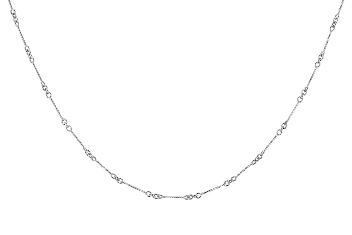 A329-19015: TWIST CHAIN (16IN, 0.8MM, 14KT, LOBSTER CLASP)