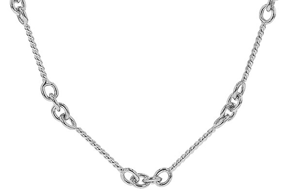 A329-19015: TWIST CHAIN (16IN, 0.8MM, 14KT, LOBSTER CLASP)