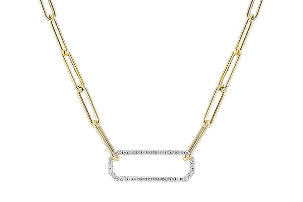 H328-28178: NECKLACE .50 TW (17 INCHES)