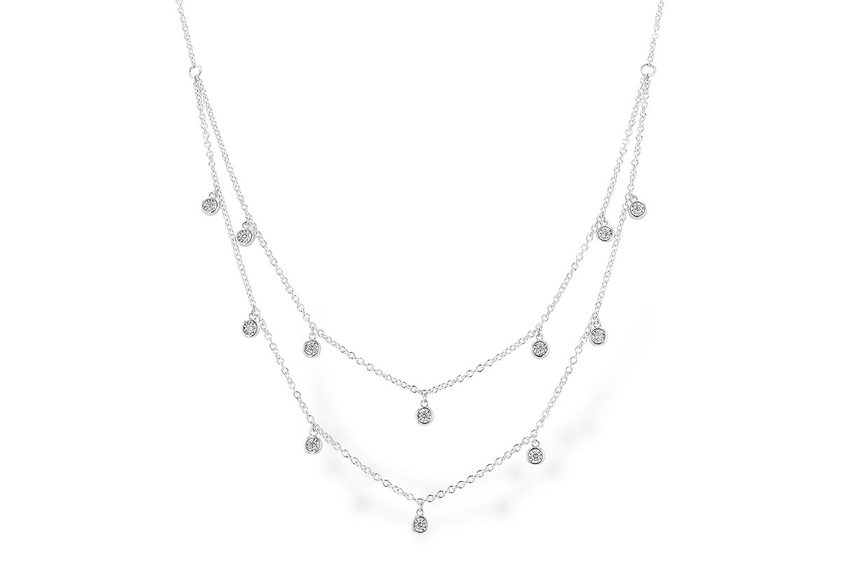 H328-29078: NECKLACE .22 TW (18 INCHES)