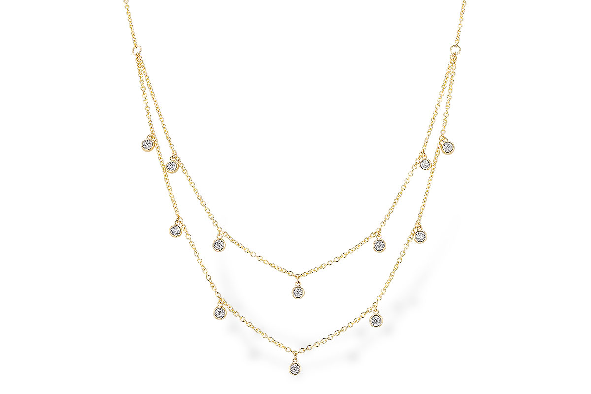 H328-29078: NECKLACE .22 TW (18 INCHES)