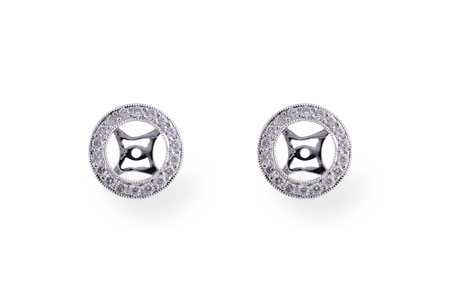K238-33569: EARRING JACKET .32 TW (FOR 1.50-2.00 CT TW STUDS)