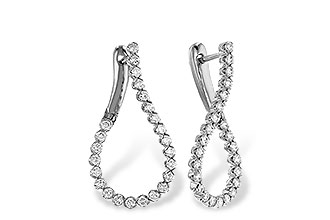 A329-25415: EARRINGS 1.00 TW