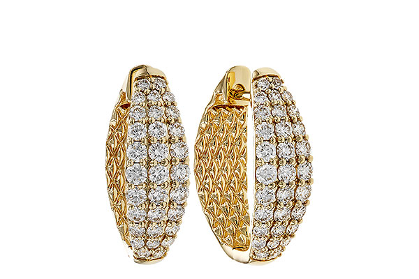 B329-22642: EARRINGS 1.00 TW