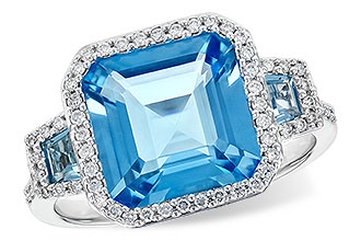 C244-71778: LDS RG 4.40 TW BLUE TOPAZ 4.60 TGW