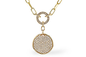C329-20842: NECKLACE .92 TW (17")