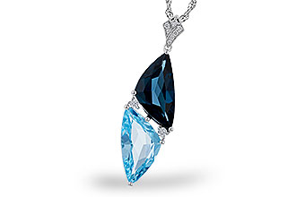E329-20869: NECK 6.87 BLUE TOPAZ 6.97 TGW