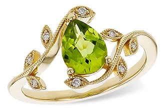 E329-20887: LDS RG 1.16 PERIDOT 1.22 TGW (8x6MM PER)