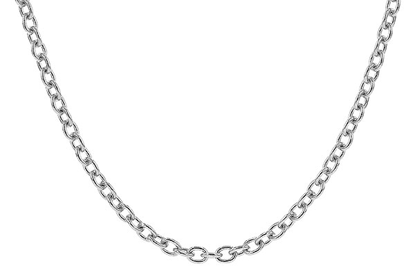 F328-34487: CABLE CHAIN (20IN, 1.3MM, 14KT, LOBSTER CLASP)