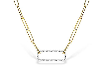 H328-28178: NECKLACE .50 TW (17 INCHES)