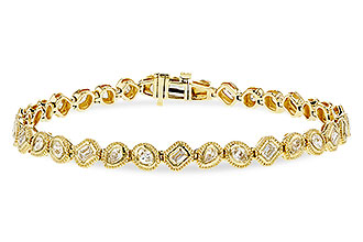 H329-26342: BRACELET 2.15 TW FANCY CUT DIAMONDS