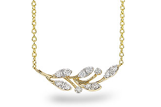 K329-21732: NECKLACE .32 TW
