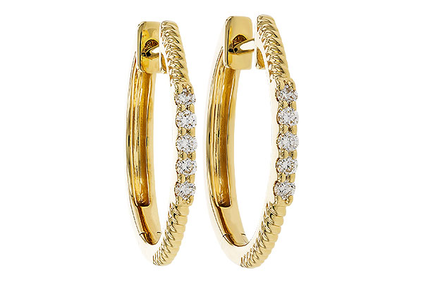 K329-23614: EARRINGS .11 TW