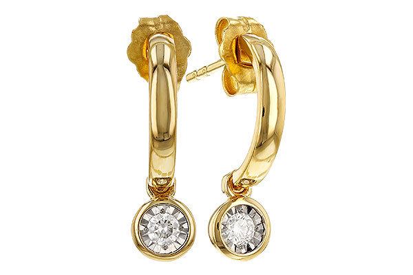 K329-25414: EARRINGS .10 TW