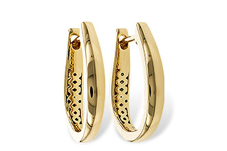 M329-24532: GOLD EARRINGS (17MM)